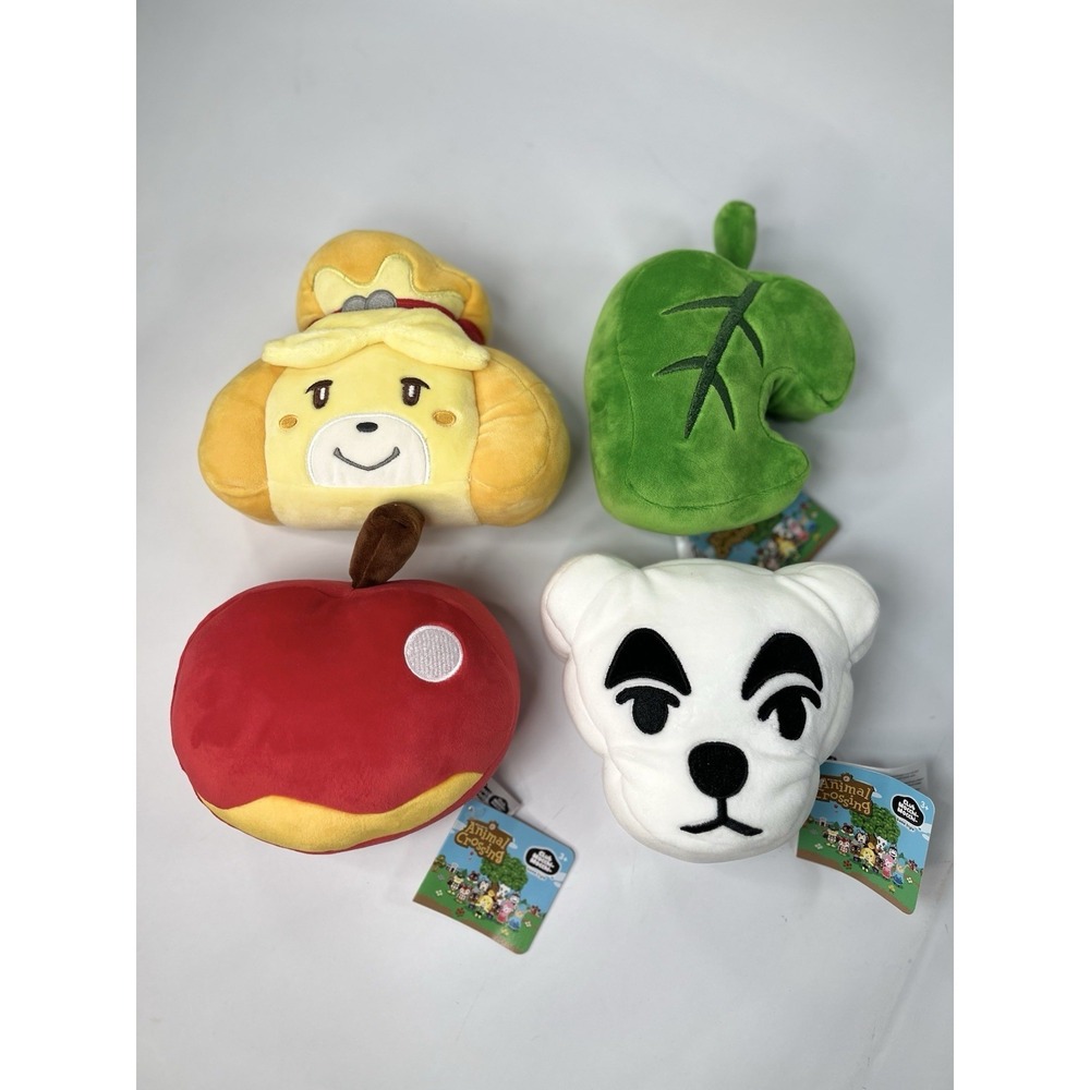 Club Mocchi Mocchi Nintendo Lot Of 4 Animal Crossing 6 Inch Plush